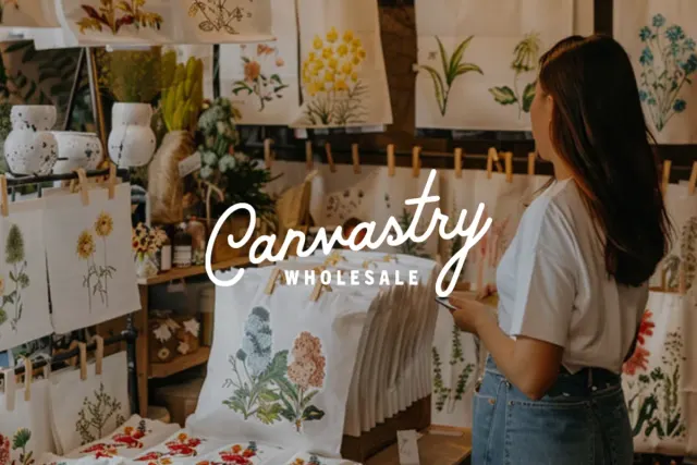 Canvastry Wholesale: showing prints and textiles through video